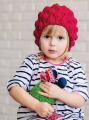 Модные вязаные детские шапки спицами для девочек и подростков зимние, весенние, осенние, новые модели
